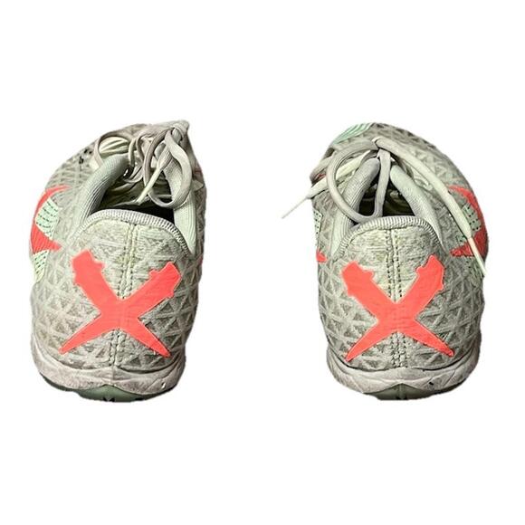 Nike Zoom Rival Waffle 5 Women’s 7.5 Green Coral Track Running Spikes Sneakers - Picture 5 of 9